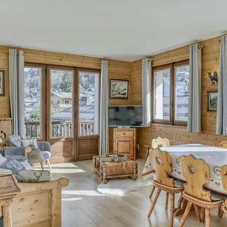 2 En Centre-ville A Avec Balcon Et Wifi - Fr-1-453-107 Megève